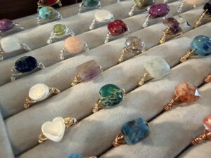 Handcrafted Gemstone Wire-Wrapped Ring