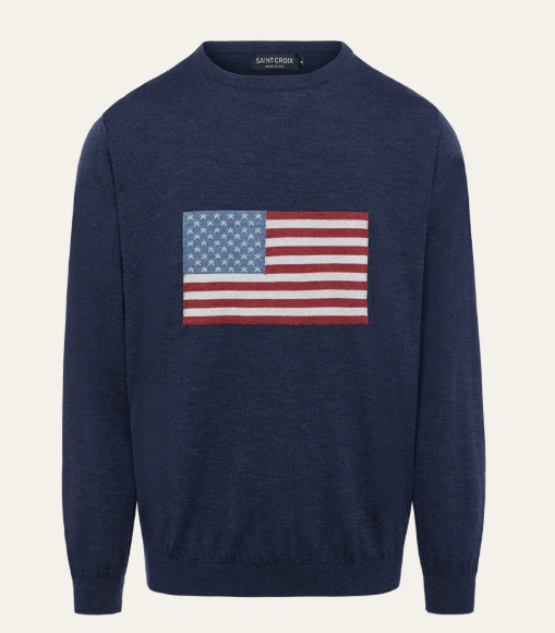 American Flag Sweater