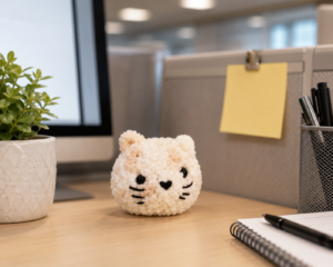 Hand-made Crocheted Cat – Customizable