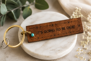 Engraved and Personalized Key Chain