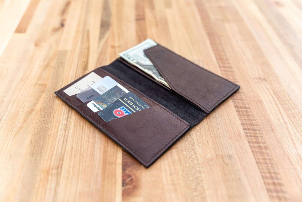 Leather Checkbook Wallet Made in USA Inside 1024x683 1