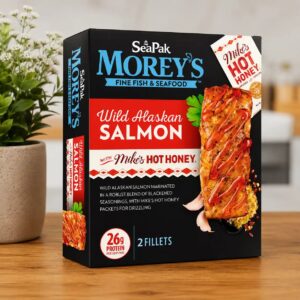 Wild Alaskan Salmon with Mike’s Hot Honey®