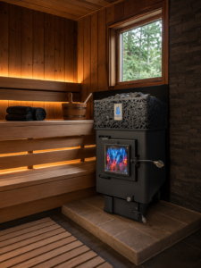Kuuma BluFlame Gasification Sauna Stove