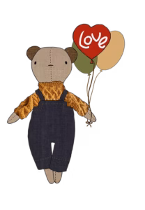 Sticker – Bear w/Balloons