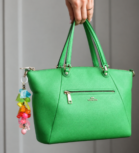 Rainbow Bag Charm Cluster